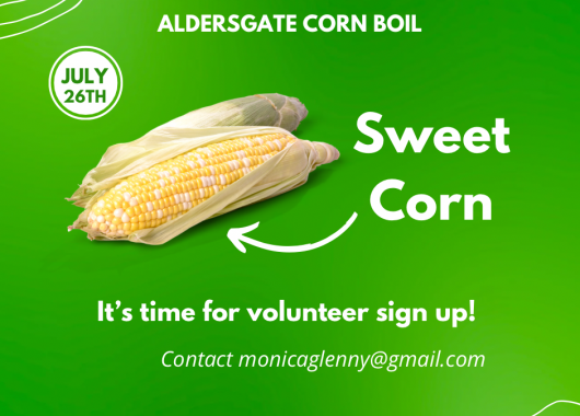 Corn Boil Volunteers Needed!
